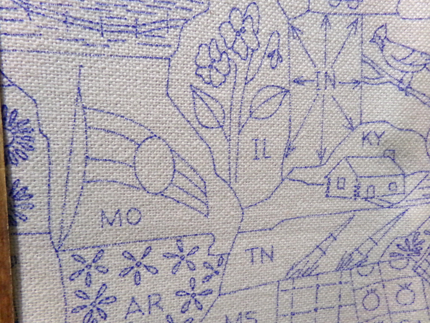 AMERICA the BEAUTIFUL Vintage Crewel Embroidery Kit USA Map Paragon Stitchery 0434