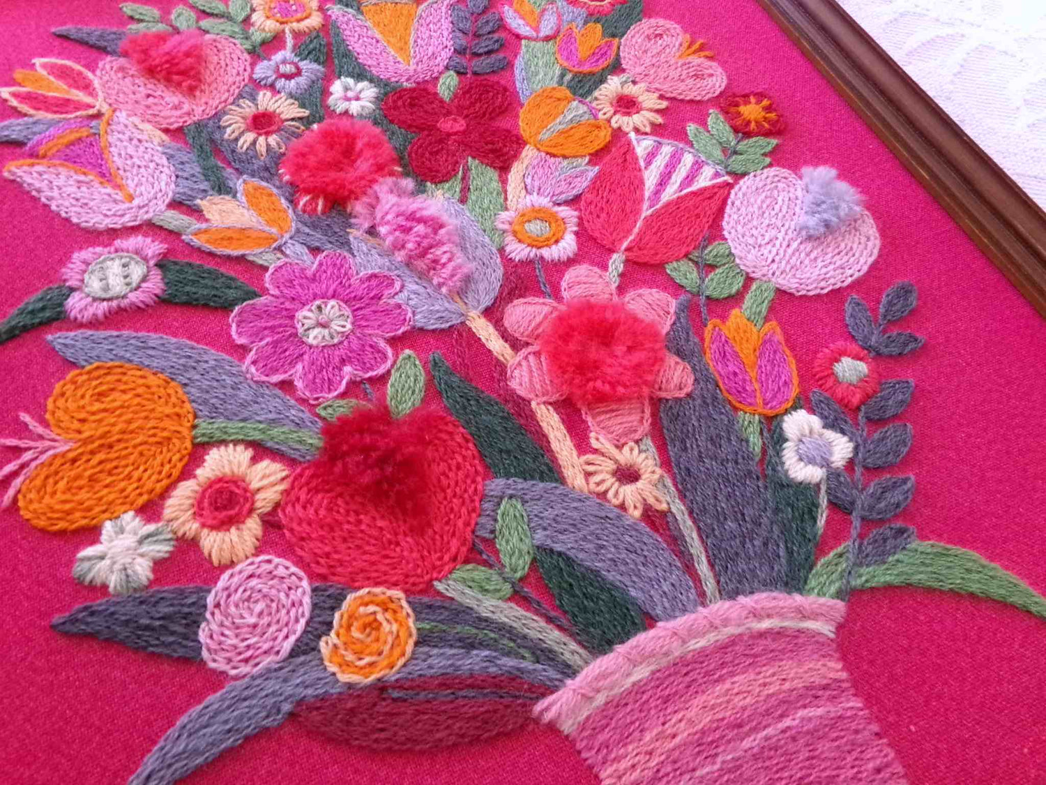 Vintage Embroidery Kits & Finished Needlework