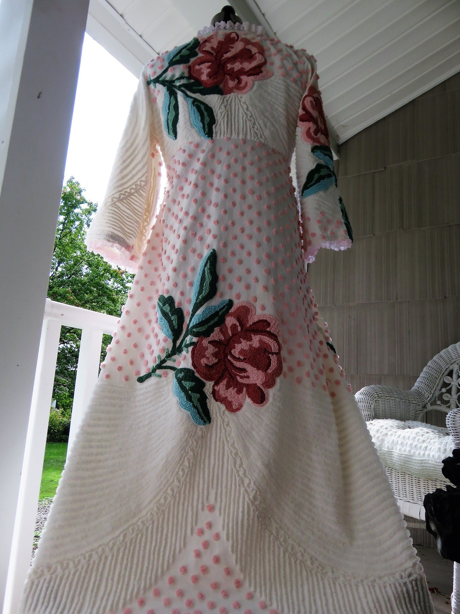 Upcycled Old Robe Buy Vintage Chenille Robes & Women's Handcrafted Upcycled Bathrobes ...