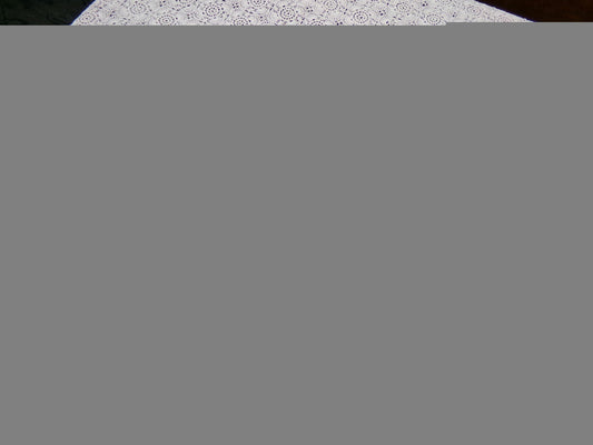 Lilac Floral Vintage Chenille Bedspread Fabric Piece 10.75x22" Plush Sewing Material