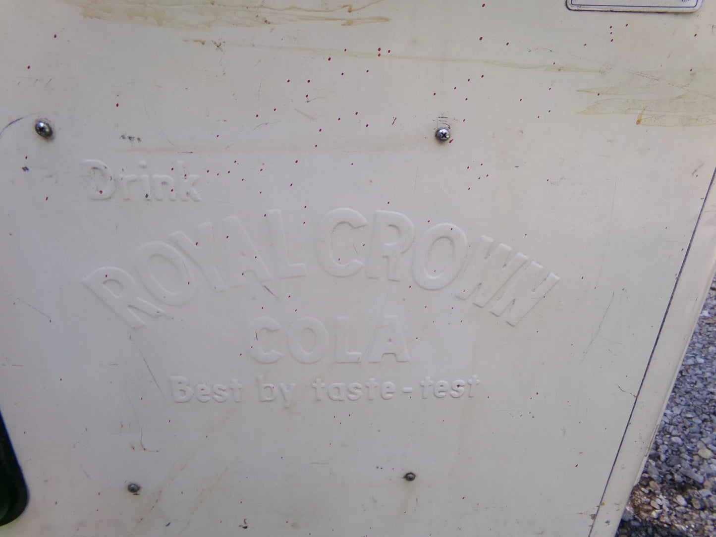 Vintage Embossed Royal Crown RC Cola Soda Pop Machine Cooler Original Ideal 55  LOCAL PICKUP ONLY - NO SHIPPING