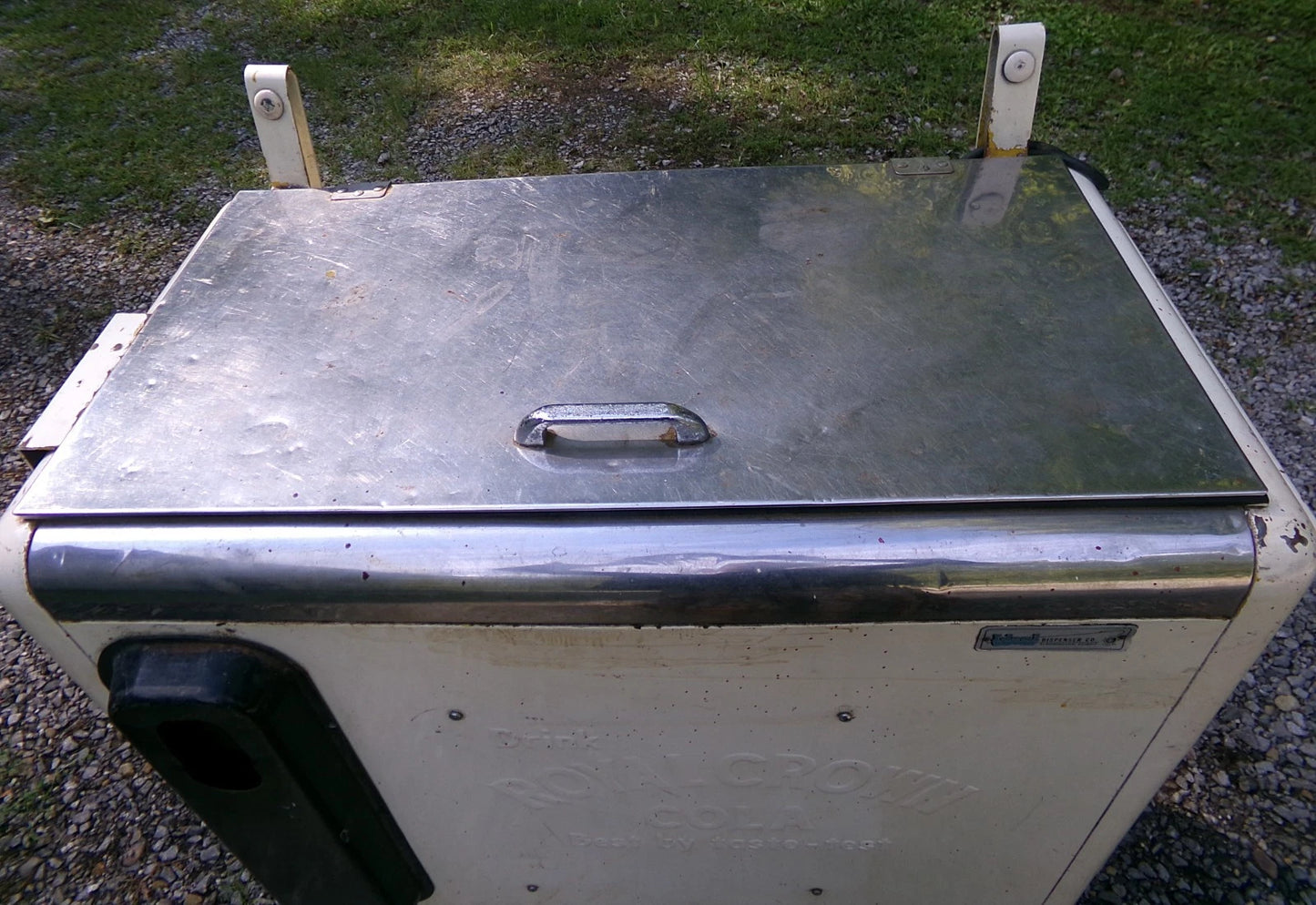 Vintage Embossed Royal Crown RC Cola Soda Pop Machine Cooler Original Ideal 55  LOCAL PICKUP ONLY - NO SHIPPING