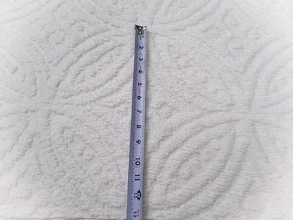 Elegant White Chenille Fabric Vintage Style Leaf Petal Medallion 20x24" Sewing & Quilt Material