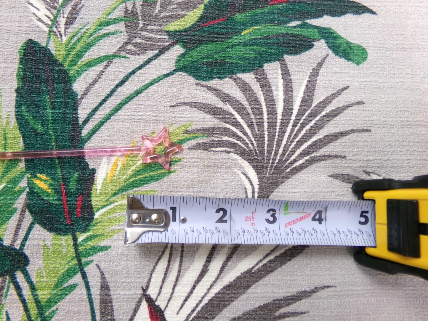 Vintage Barkcloth Fabric in Rare Hummingbird Tropical Design, Midcentury Tropical Craft Material, 16" x 19"