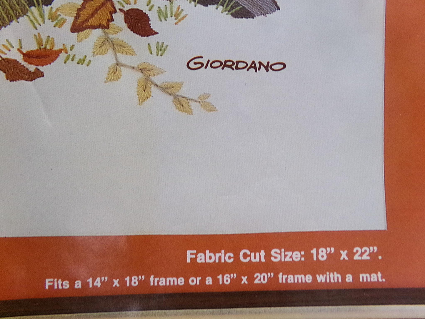 CANDID OWL Crewel Embroidery Kit Vintage Paragon 0565 Giordano Boho Forest Woodland