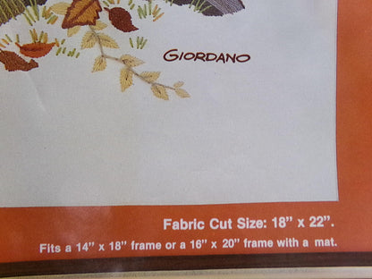 CANDID OWL Crewel Embroidery Kit Vintage Paragon 0565 Giordano Boho Forest Woodland