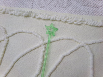 Dimensional Illusion Vintage Chenille Fabric, Fascinating Design, 18" x 25" piece