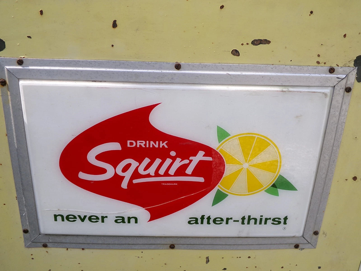 Vintage Squirt Cooler Soda Pop Vending Machine Original Ideal Model 55 Slider LOCAL PICKUP ONLY - NO SHIPPING