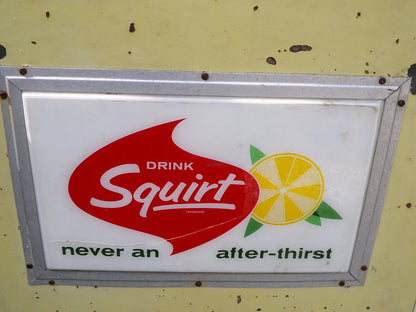 Vintage Squirt Cooler Soda Pop Vending Machine Original Ideal Model 55 Slider LOCAL PICKUP ONLY - NO SHIPPING