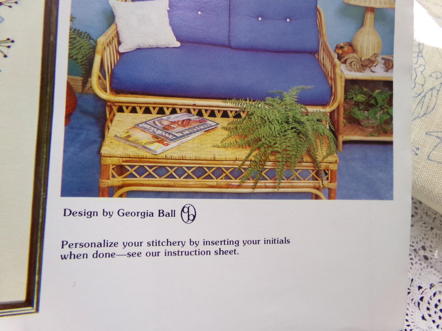 Hawaii ALOHA Crewel Embroidery Kit Vintage Paragon Stitchery 0101 Large Tropical Floral Wall Hanging
