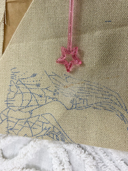 PROMENADE Crewel Stitchery Kit Horse Family Vintage Paragon 0625 Embroidery