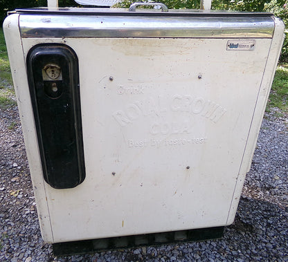Vintage Embossed Royal Crown RC Cola Soda Pop Machine Cooler Original Ideal 55  LOCAL PICKUP ONLY - NO SHIPPING