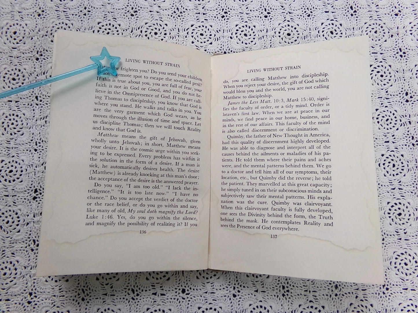 Living Without Strain SIGNED Joseph Murphy 1959 1st Ed? Rare Willing Publishing