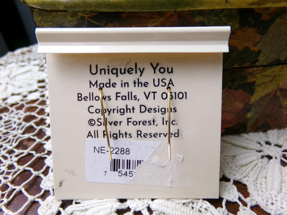 Layered Floral Dangle Pierced Earrings, Boho Vintage Style Silver Forest Made in USA