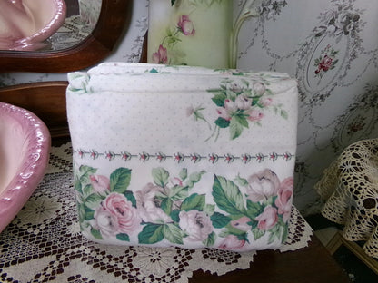 Pink Rose Vintage Flannel Sheet Set DreamStyles Floral TWIN Bedding