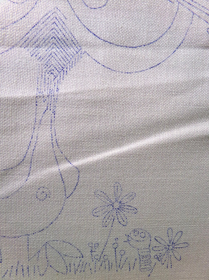 MORTIMER Bird Crewel Embroidery Kit, Vintage Paragon 0534 Stitchery Dino Kotopoulis