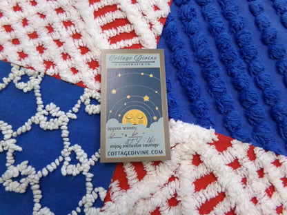 America Vintage Chenille Fabric Squares, 16 Red, White & Blue 6" Quilt Blocks