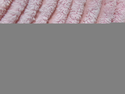 cotton candy pink vintage chenille bedspread fabric ultra plush ripple tufts 19" x 22"