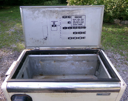 Vintage Embossed Royal Crown RC Cola Soda Pop Machine Cooler Original Ideal 55  LOCAL PICKUP ONLY - NO SHIPPING