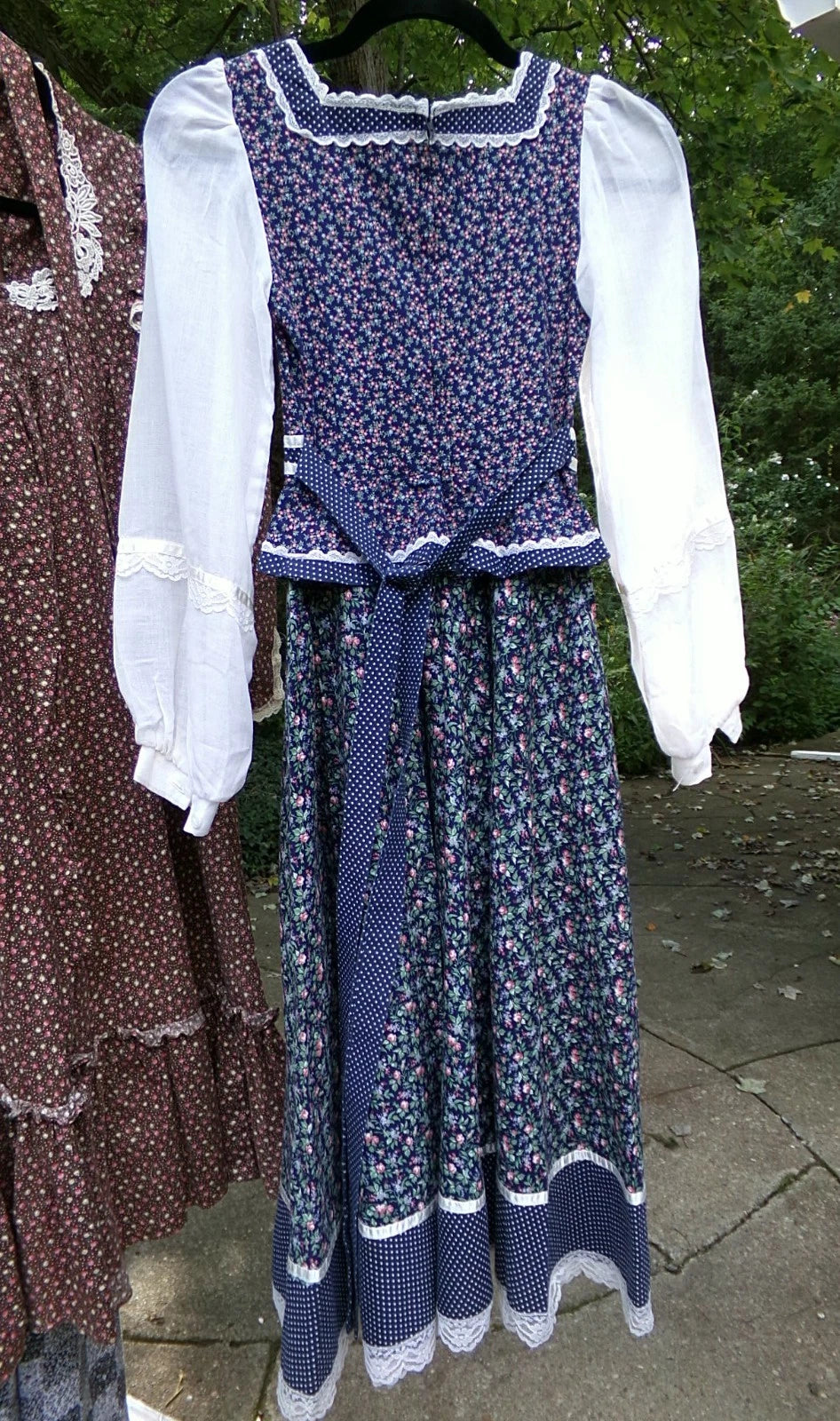VTG PRAIRIE DRESSES GUNNE SAX, CANDI JONES, STARINA RESELLER LOT of 6 1970s Boho