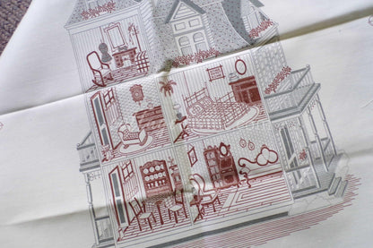 Cozy Victorian Doll House Crewel Stitchery Kit, Rare Paragon Needlecraft Vintage Embroidery 0939 Dollhouse, OPEN Pkg, Georgia Ball