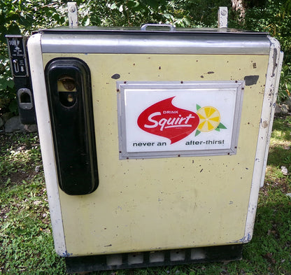 Vintage Squirt Cooler Soda Pop Vending Machine Original Ideal Model 55 Slider LOCAL PICKUP ONLY - NO SHIPPING