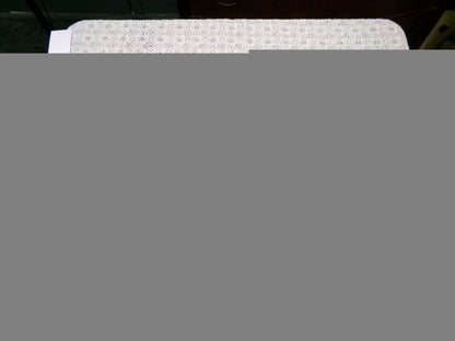 Lonely Heart Peacock Vintage Style Chenille Bedspread Fabric 18x28" Craft Panel