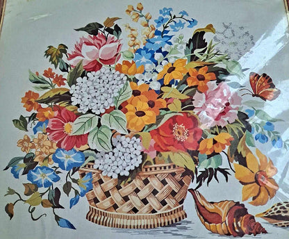 Heirloom FRAGRANCE OF SUMMER Vintage Crewel Embroidery Kit, Paragon 0602