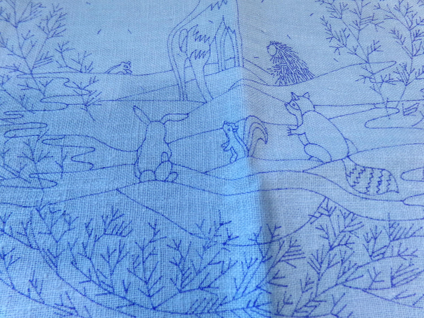 WOODLAND WATCH Vintage Crewel Embroidery Kit, Paragon Stitchery 0615, Winter Wonderland