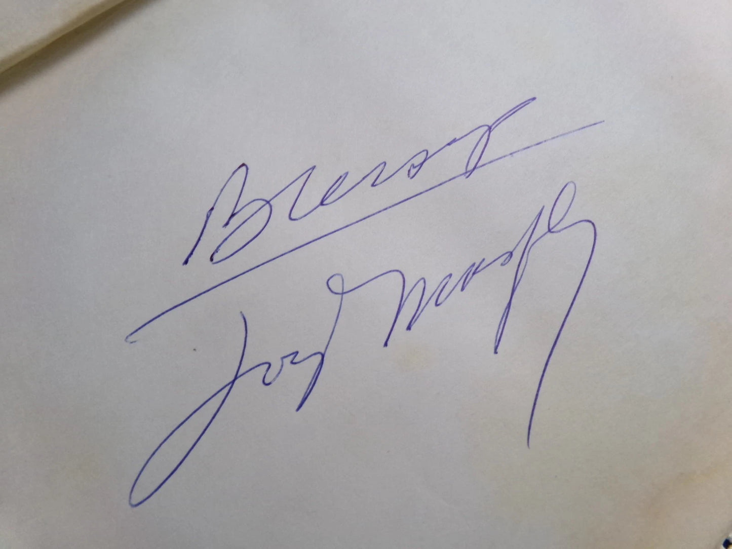 Living Without Strain SIGNED Joseph Murphy 1959 1st Ed? Rare Willing Publishing
