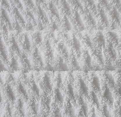 White Lattice Vintage Chenille Fabric, Simple Diamond Design, 18" x 24" inches Piece, 100% Cotton