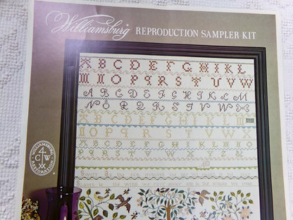 Rare THE FARM Vintage Sampler Embroidery Kit Paragon Stitchery S-7201 Belgian Linen Canvas