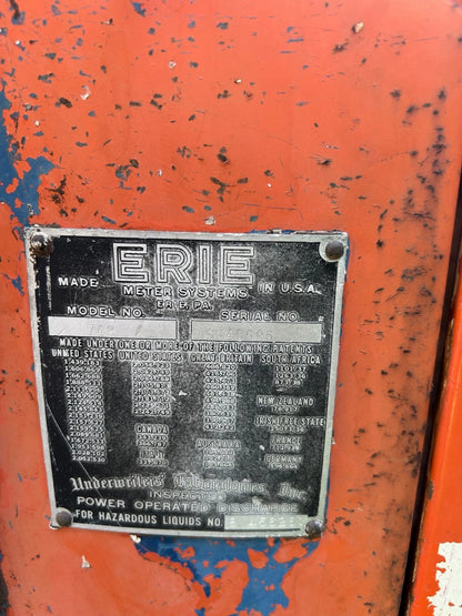 Vintage Erie Model 743 Gas Pump As-Found Barn Find Parts or Restoration LOCAL PICKUP ONLY - NO SHIPPING