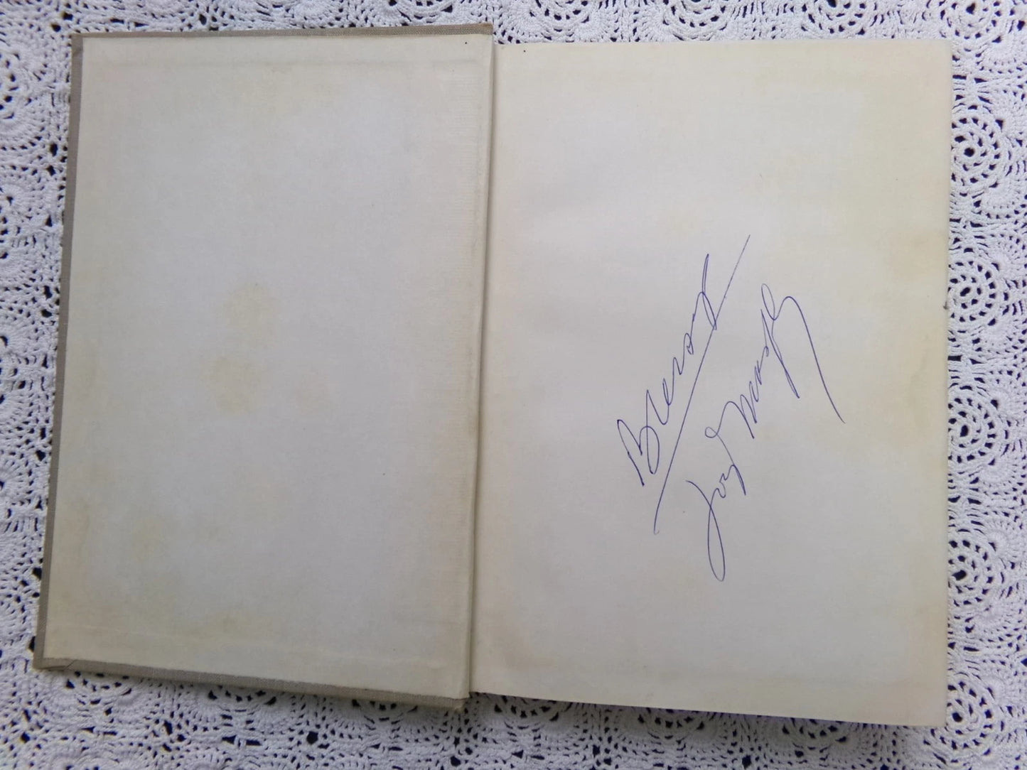 Living Without Strain SIGNED Joseph Murphy 1959 1st Ed? Rare Willing Publishing