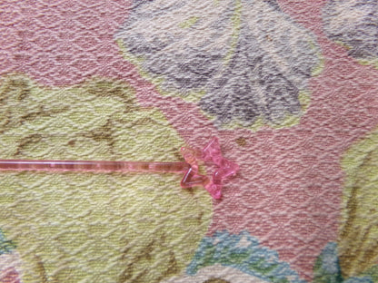 Bearded IRIS BLOOMS Barkcloth Vintage Fabric, Romantic 1940s Sewing Material, 25" x 27"